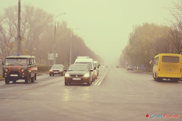 Луцьк в тумані. ФОТО